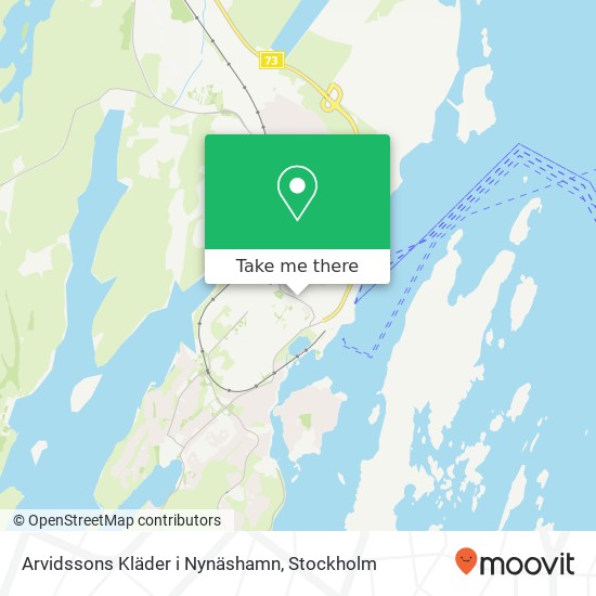 Arvidssons Kläder i Nynäshamn, Centralgatan 12 SE-149 32 Nynäshamn karta