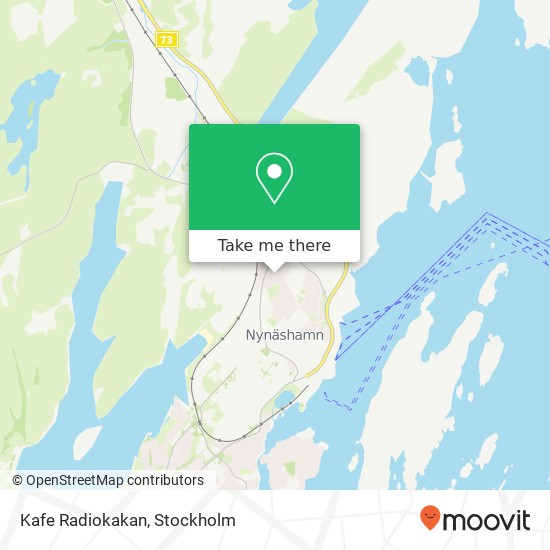 Kafe Radiokakan, Vikingavägen 39 SE-149 40 Nynäshamn karta