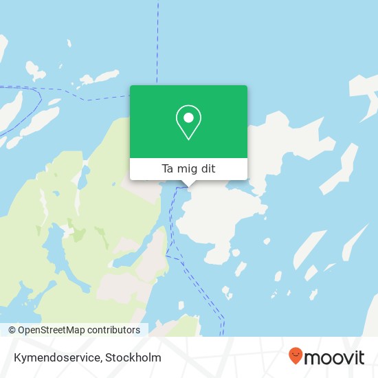 Kymendoservice, SE-137 70 Dalarö Sverige karta