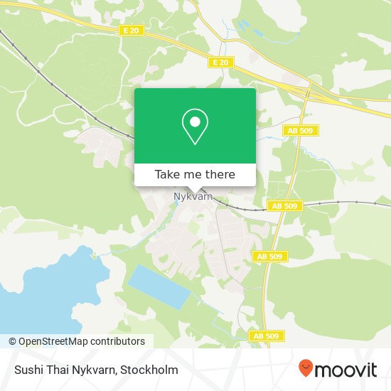 Sushi Thai Nykvarn, Gammeltorpsvägen 4 SE-155 30 Nykvarn karta