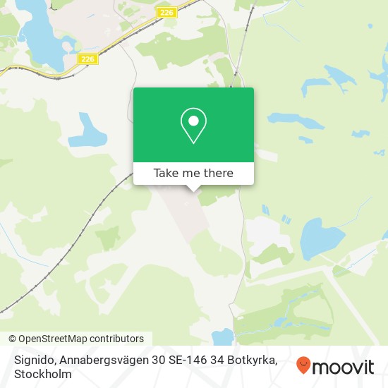 Signido, Annabergsvägen 30 SE-146 34 Botkyrka karta