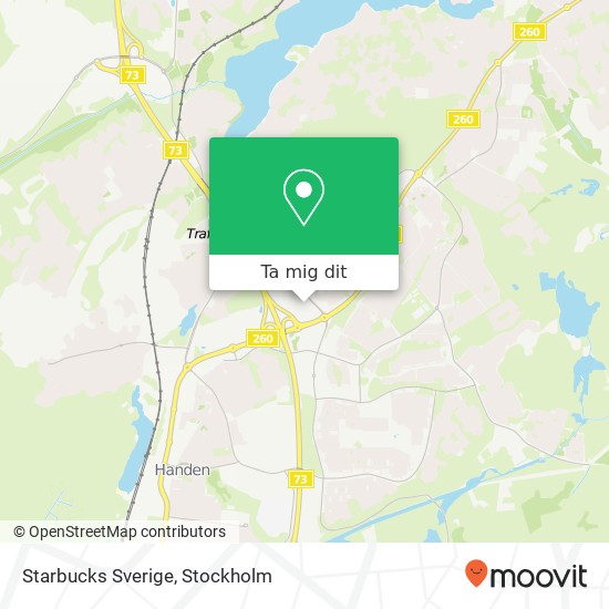 Starbucks Sverige, Österport 4 SE-136 65 Söderby karta