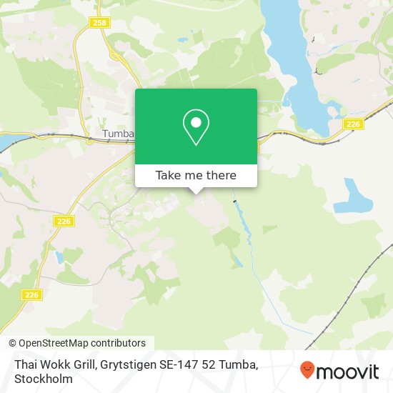 Thai Wokk Grill, Grytstigen SE-147 52 Tumba karta