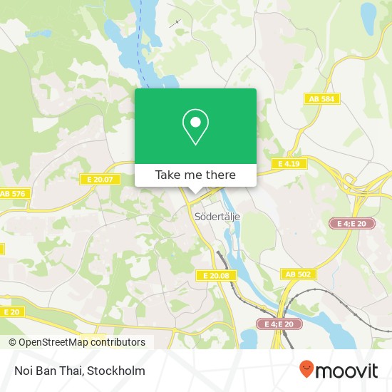 Noi Ban Thai, Templaregatan 3 SE-151 36 Södertälje karta