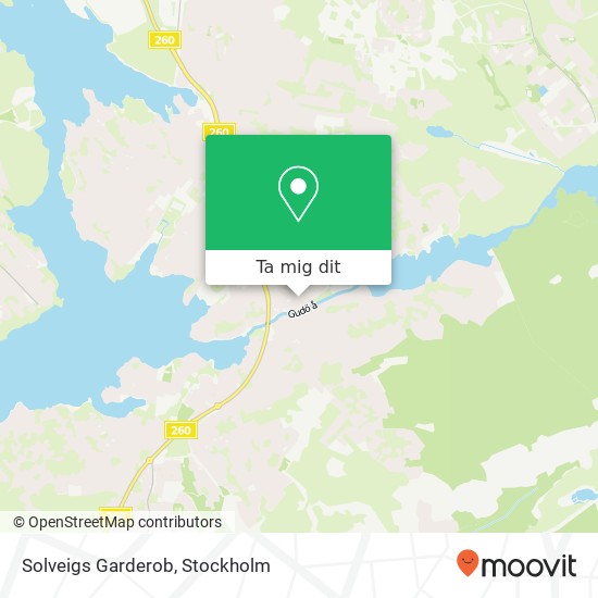 Solveigs Garderob, Lyckogången 36 SE-135 54 Tyresö karta