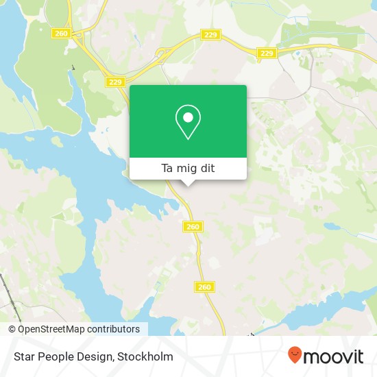 Star People Design, Höglidsvägen 20 SE-135 50 Tyresö karta