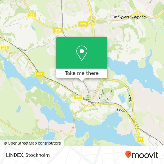 LINDEX, Munkforsplan 35 SE-123 47 Stockholm karta