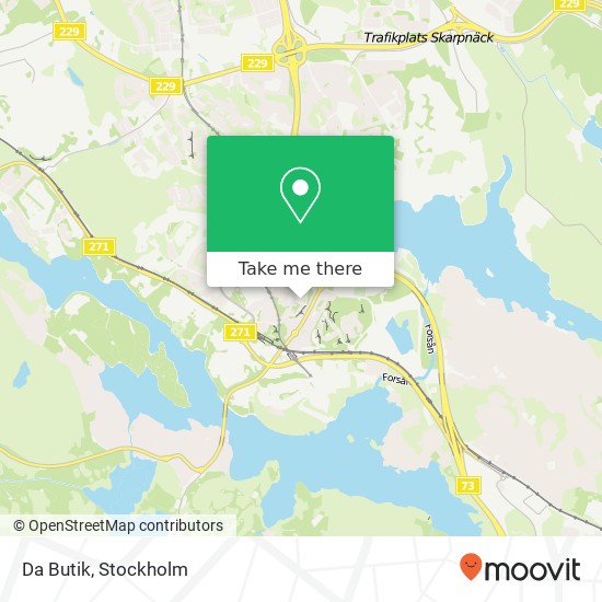 Da Butik, Sunneplan 2 SE-123 44 Stockholm karta