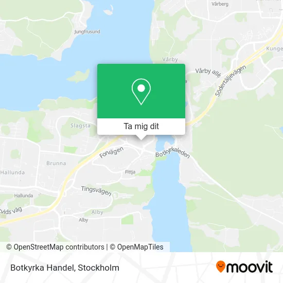 Botkyrka Handel karta
