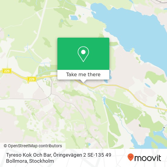 Tyreso Kok Och Bar, Öringevägen 2 SE-135 49 Bollmora karta