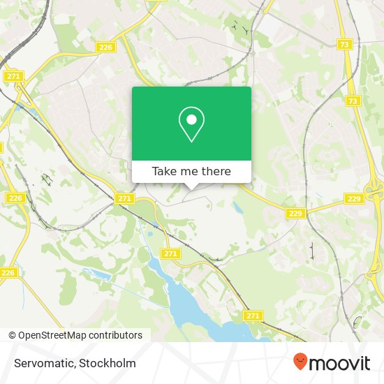 Servomatic, Stallarholmsvägen SE-124 59 Bandhagen karta