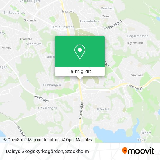 Daisys Skogskyrkogården karta