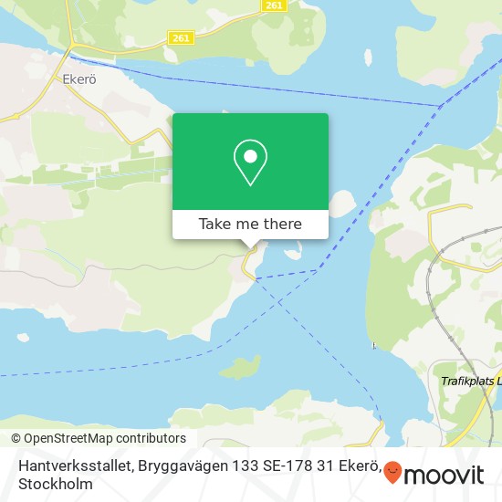 Hantverksstallet, Bryggavägen 133 SE-178 31 Ekerö karta
