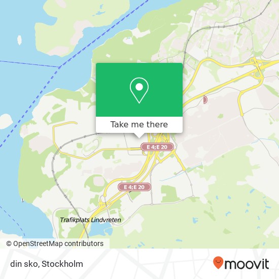 din sko, Storholmsgatan 11 SE-127 48 Stockholm karta