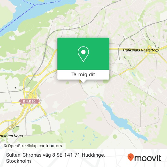 Sultan, Chronas väg 8 SE-141 71 Huddinge karta