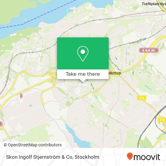 Skon Ingolf Stjernström & Co, Ellen Keys gata 46 SE-129 52 Hägersten karta