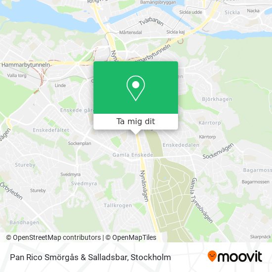 Pan Rico Smörgås & Salladsbar karta