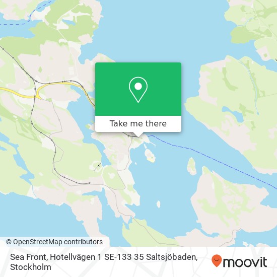 Sea Front, Hotellvägen 1 SE-133 35 Saltsjöbaden karta