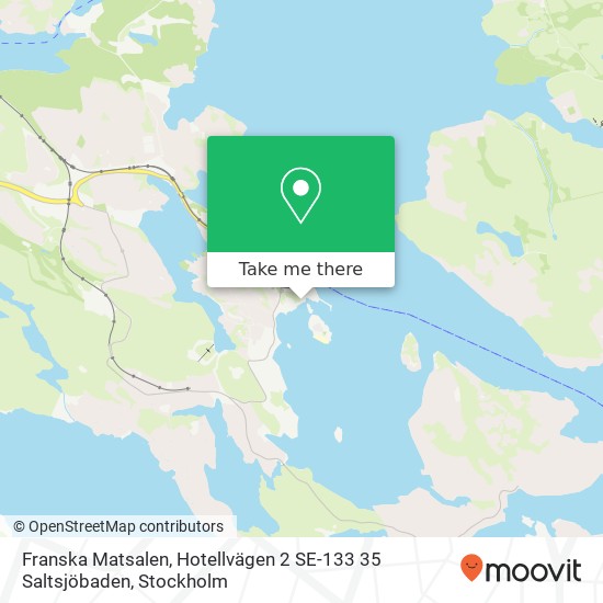 Franska Matsalen, Hotellvägen 2 SE-133 35 Saltsjöbaden karta