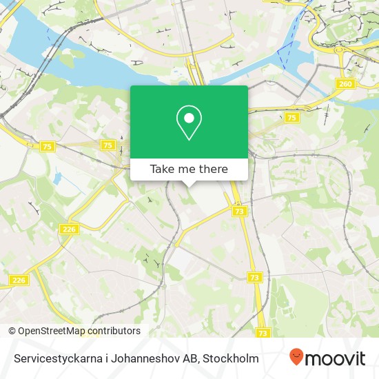 Servicestyckarna i Johanneshov AB, Boskapsvägen 24 SE-121 62 Stockholm karta