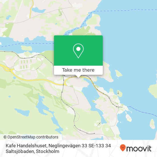 Kafe Handelshuset, Neglingevägen 33 SE-133 34 Saltsjöbaden karta