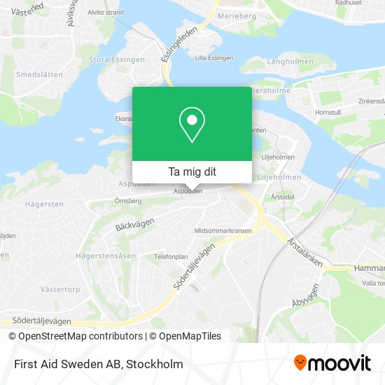 First Aid Sweden AB karta