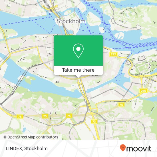 LINDEX, Ringvägen 115 SE-118 60 Stockholm karta
