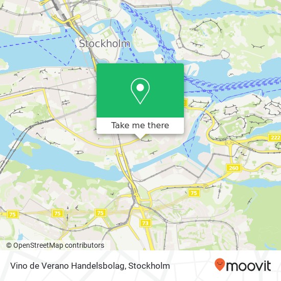 Vino de Verano Handelsbolag, Södermannagatan 53 SE-116 66 Stockholm karta