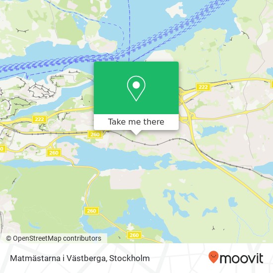 Matmästarna i Västberga, Stationsvägen 3 SE-131 41 Nacka karta