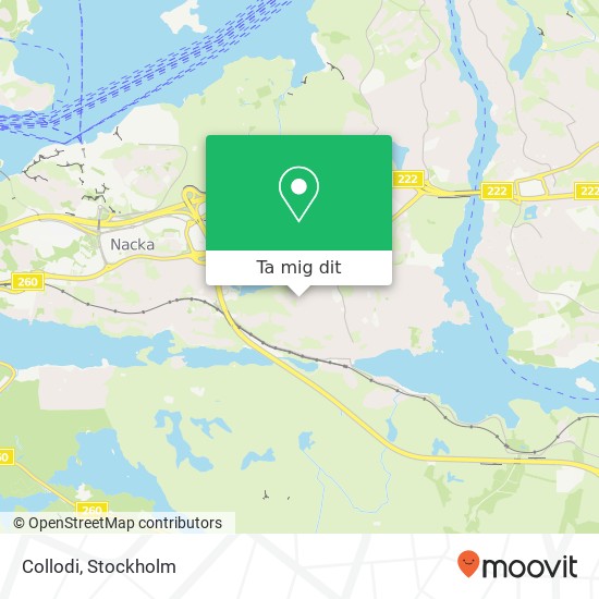 Collodi, Illervägen 3 SE-131 50 Saltsjö-Duvnäs karta