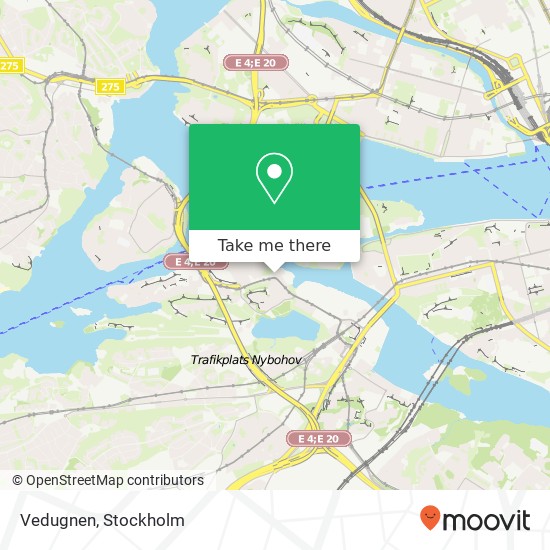 Vedugnen, Eldarvägen 2 SE-117 66 Stockholm karta
