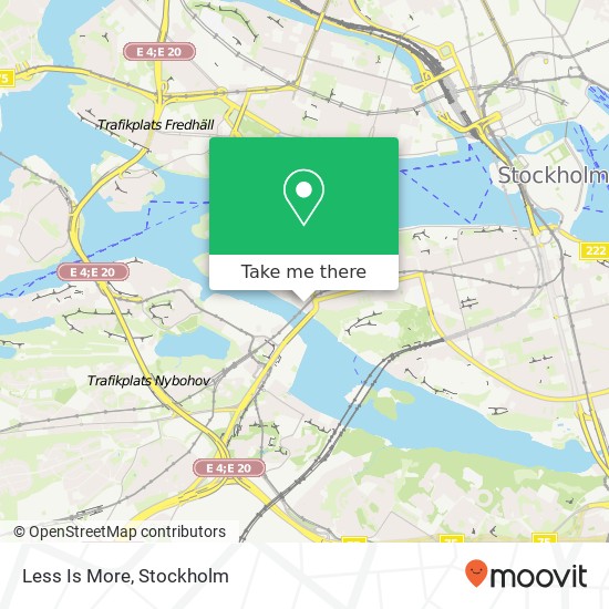 Less Is More, Hornsgatan 151 SE-117 34 Stockholm karta