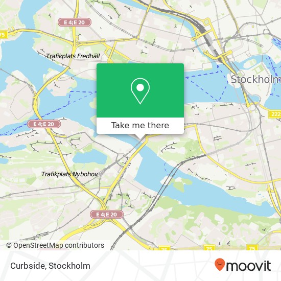 Curbside, Hornstulls strand SE-117 39 Stockholm karta