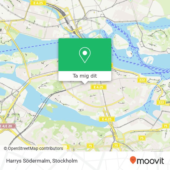 Harrys Södermalm, Swedenborgsgatan 24 SE-118 27 Stockholm karta