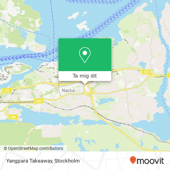 Yangpara Takeaway, Skvaltans väg 10 SE-131 39 Nacka karta