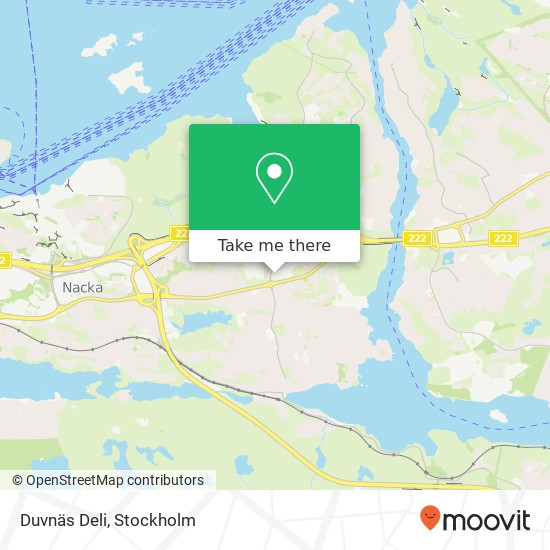 Duvnäs Deli, Ektorpsvägen 4 SE-131 47 Nacka karta