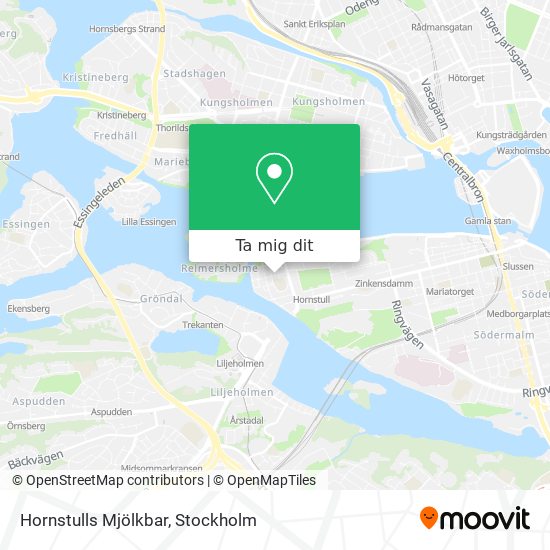 Hornstulls Mjölkbar karta