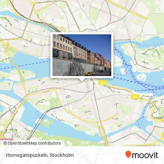 Hornsgatspuckeln, Hornsgatan SE-118 20 Stockholm karta