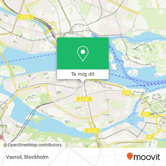 Vavroil, Götgatan 19 SE-116 46 Stockholm karta