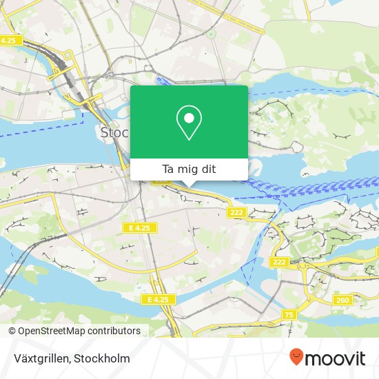 Växtgrillen, Stadsgårdshamnen 22 SE-116 45 Stockholm karta