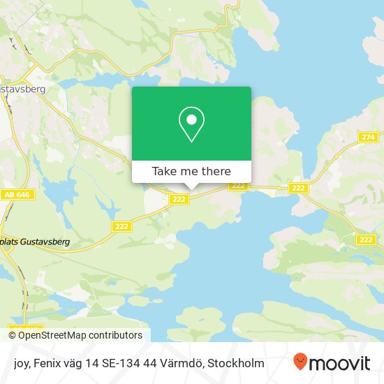 joy, Fenix väg 14 SE-134 44 Värmdö karta