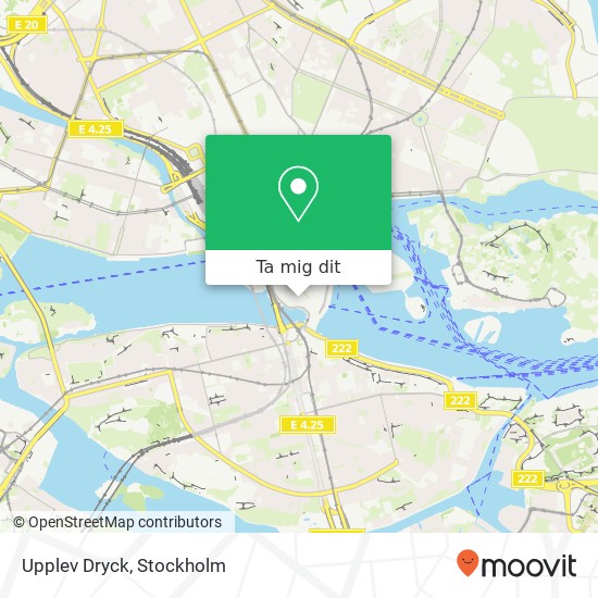 Upplev Dryck, Stora nygatan 45 SE-111 27 Stockholm karta