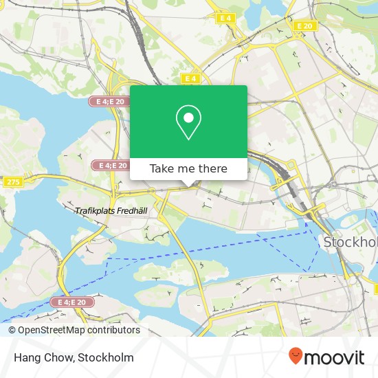 Hang Chow, Drottningholmsvägen 21 SE-112 42 Stockholm karta