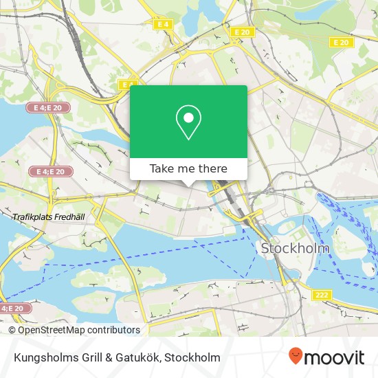 Kungsholms Grill & Gatukök, Fleminggatan 21 SE-112 26 Stockholm karta