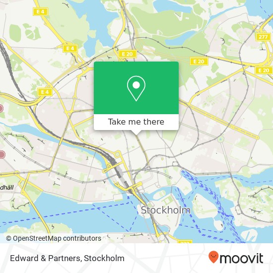 Edward & Partners, Sveavägen 52 SE-111 34 Stockholm karta