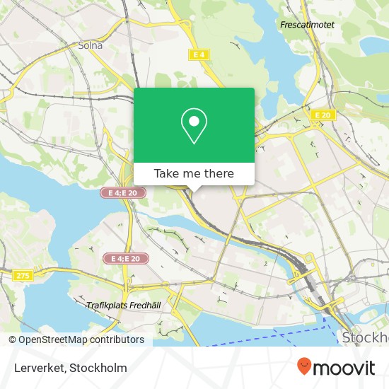 Lerverket, Rörstrandsgatan 60B SE-113 33 Stockholm karta