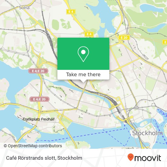 Café Rörstrands slott, Rörstrandsgatan 5 SE-113 40 Stockholm karta