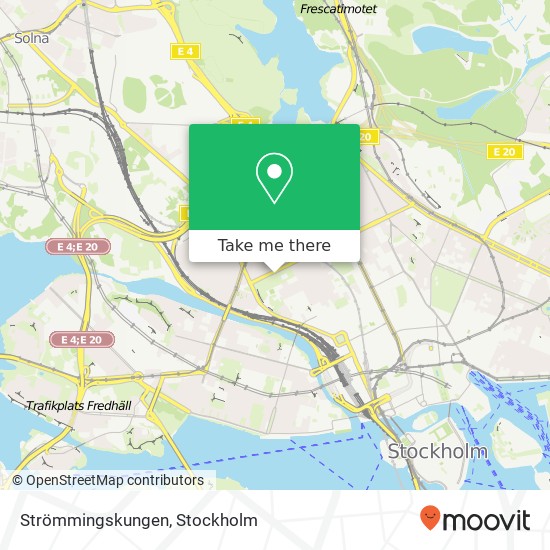 Strömmingskungen, Odengatan 95 SE-113 22 Stockholm karta