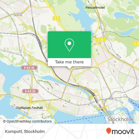 Kompott, Karlbergsvägen 52 SE-113 37 Stockholm karta