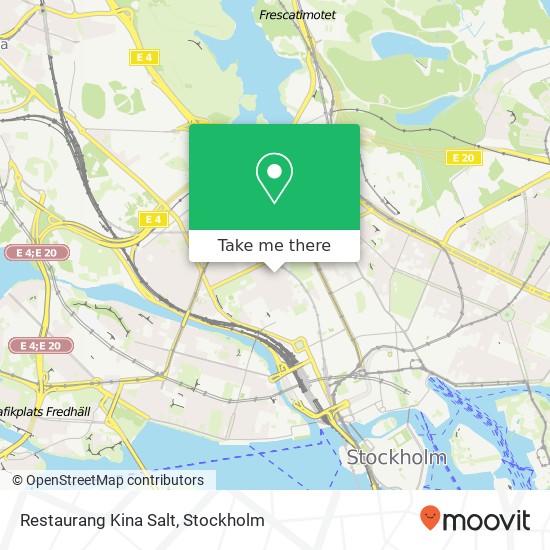 Restaurang Kina Salt, Upplandsgatan 38 SE-113 28 Stockholm karta